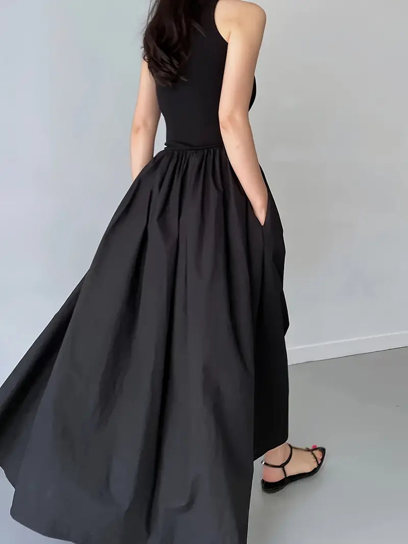 Casual Sleeveless Midi Dress