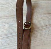 Brown Suede Belt
