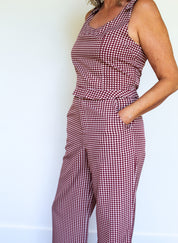 Chic Plaid Two Piece Outfit