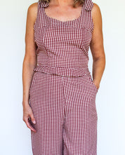 Chic Plaid Two Piece Outfit