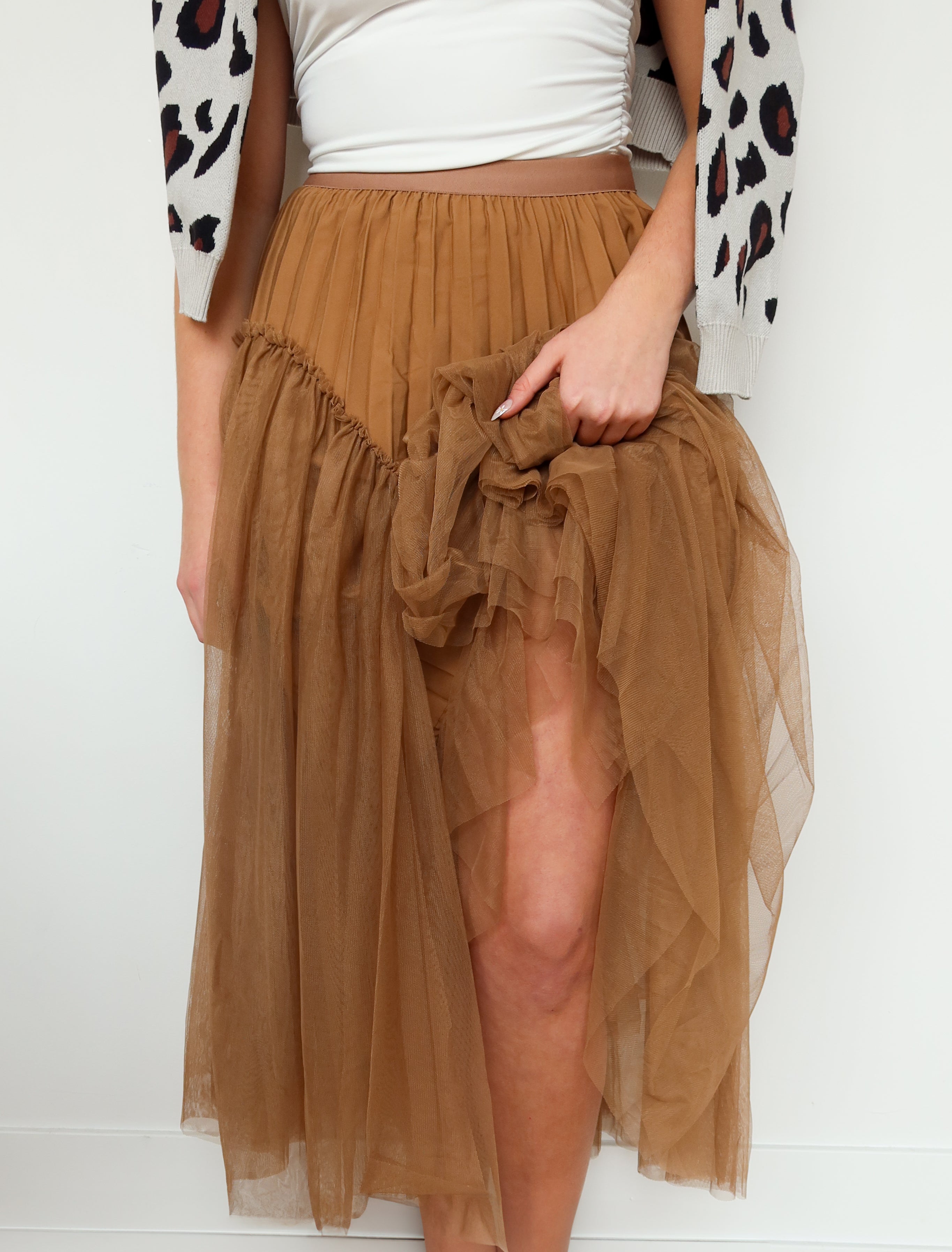CCC2014【HLT MAiSON】RuffledTulle Skirt High Low Tiered Tulle Skirt - Kate Hewko – Kate Hewko Canada