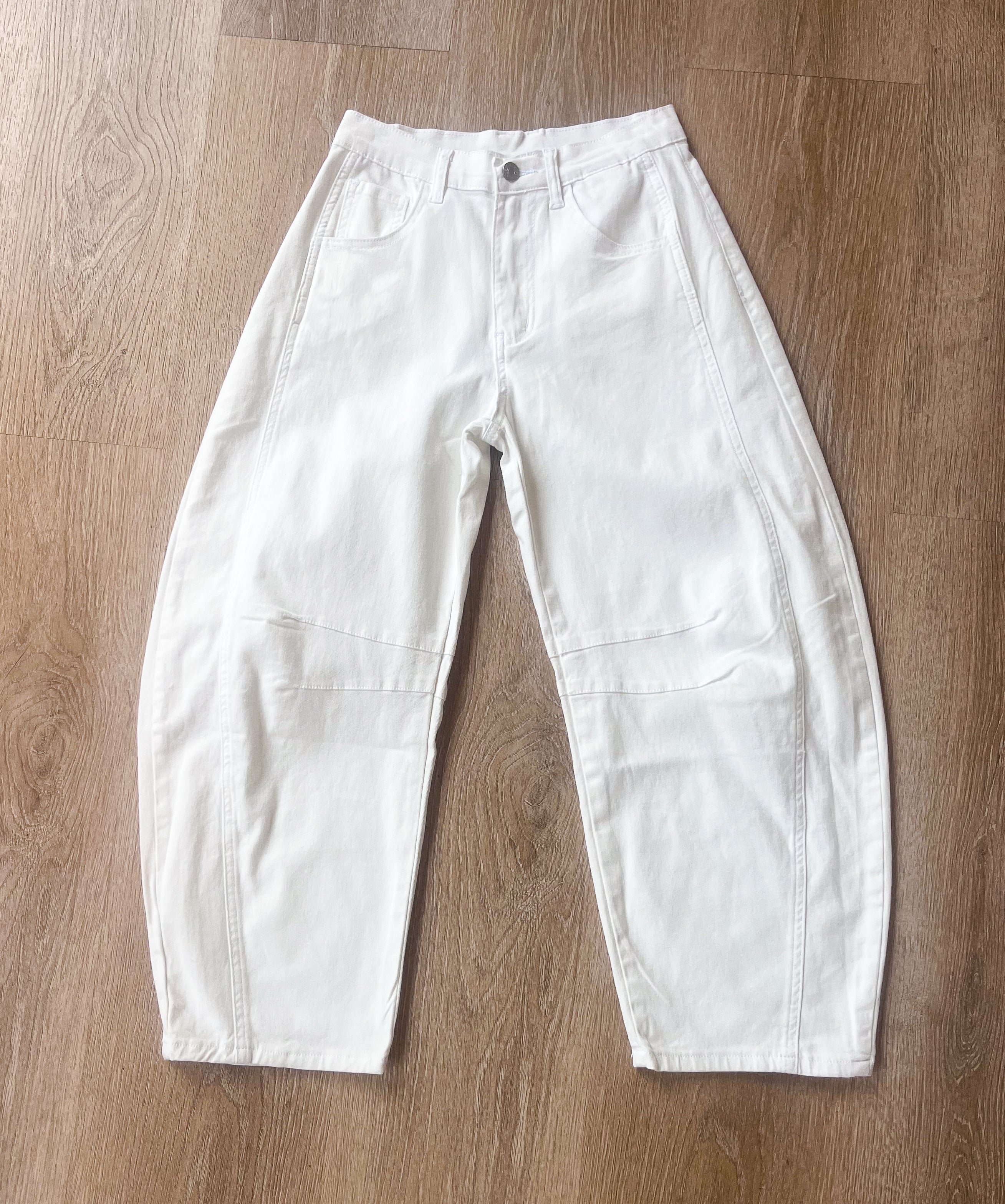 Vintage Barrel-Leg Denim Pants