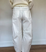 Vintage Barrel-Leg Denim Pants