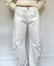 Vintage Barrel-Leg Denim Pants