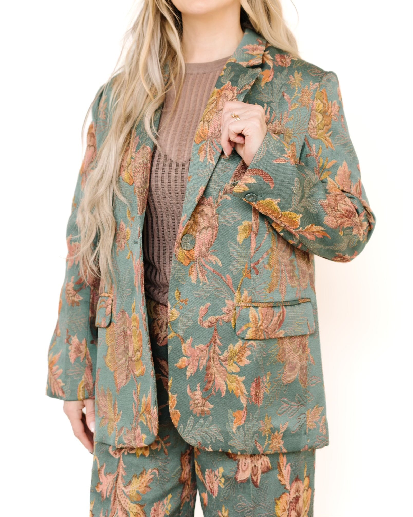 Lamier Green Blazer