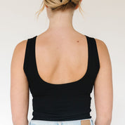 Solid Square Neck Tank