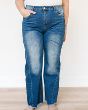 Raw Hem Loose Fit Streetwear Jeans