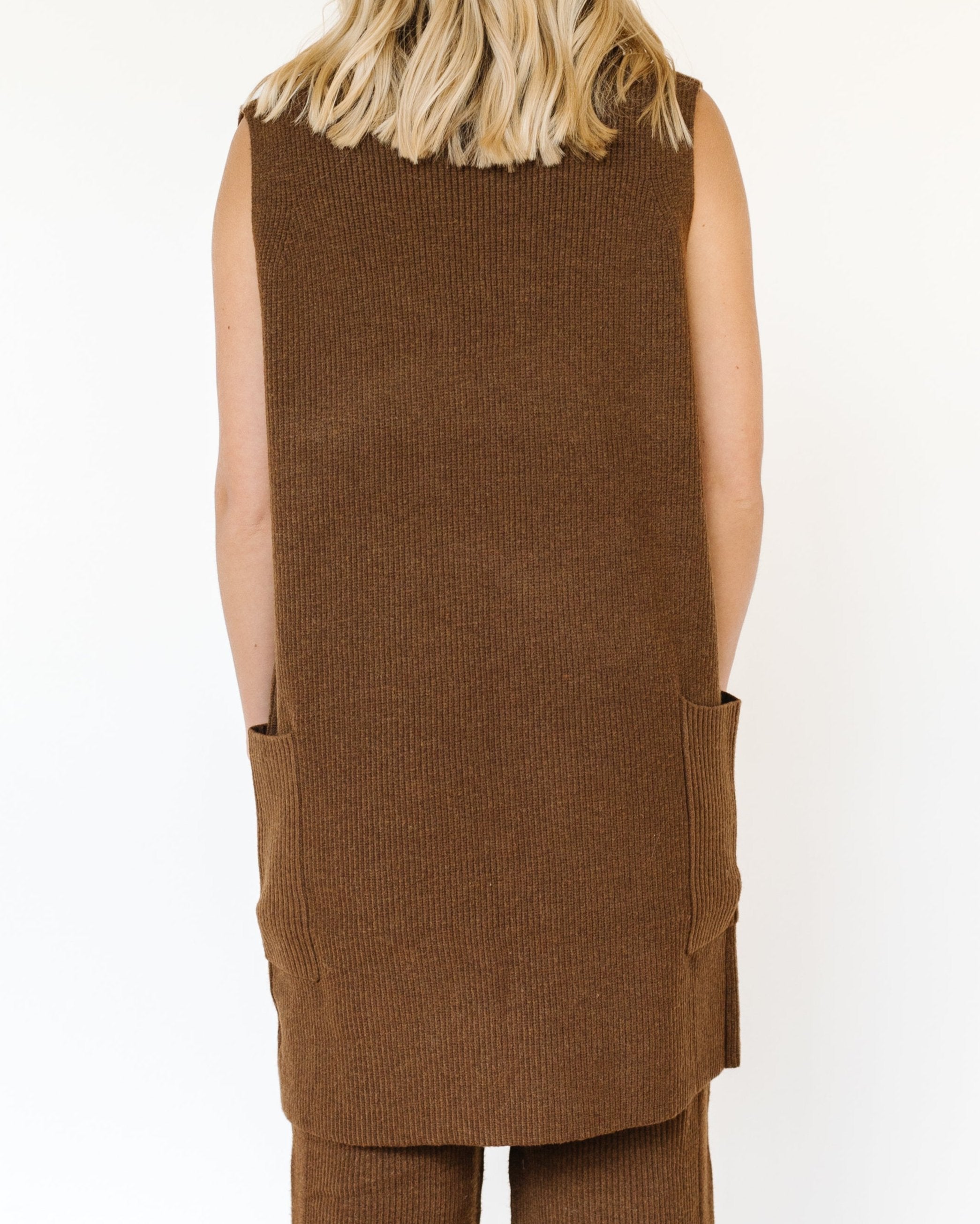Jordana Long Knit Vest