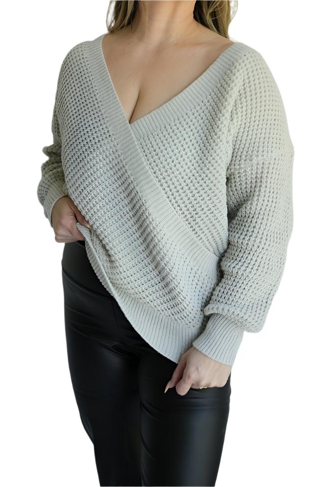 Casual Gray Sweater