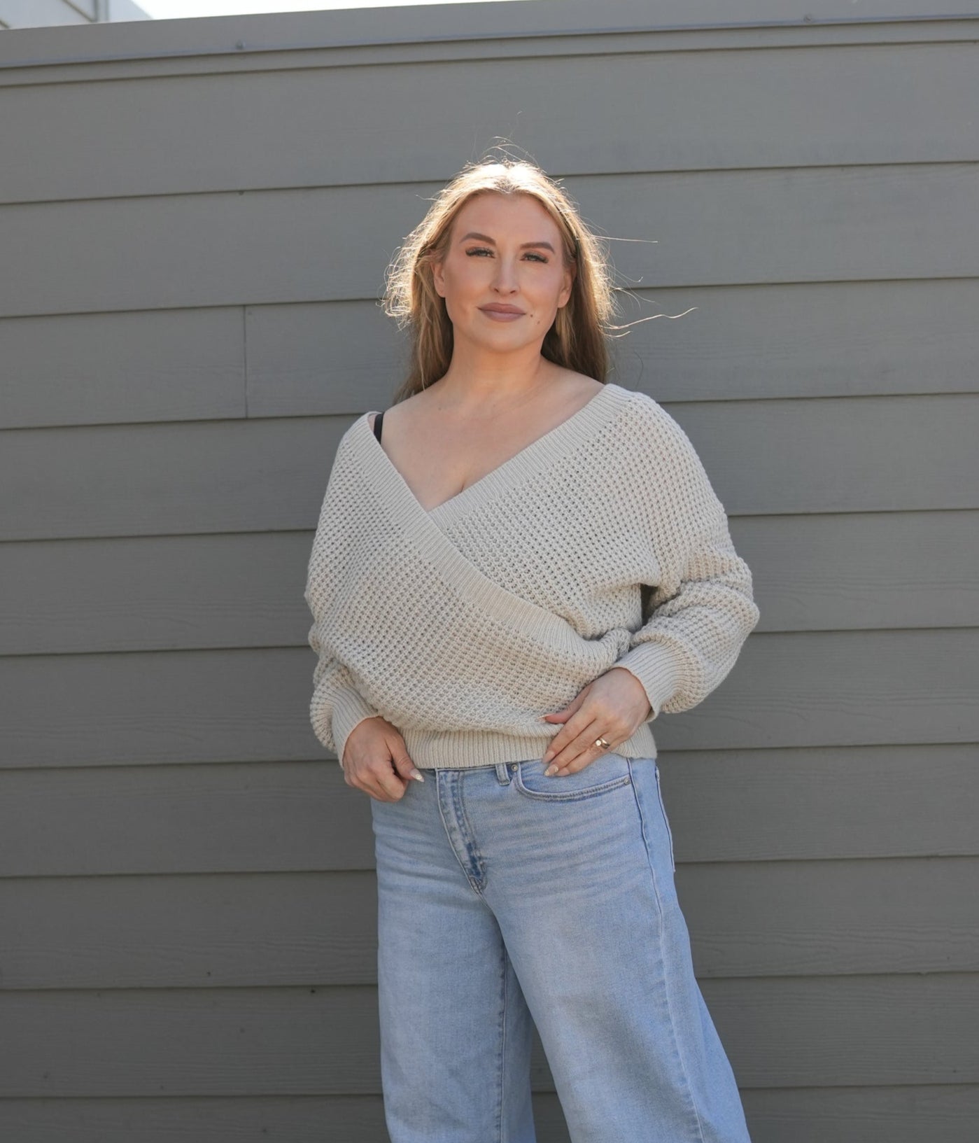 Casual Gray Sweater