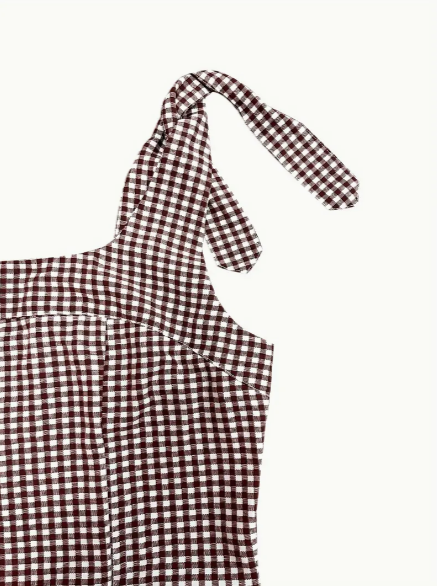 Chic Plaid Two Piece Outfit