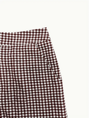 Chic Plaid Two Piece Outfit