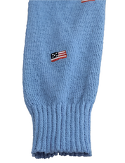 Cozy Flag Pattern Crew Neck Sweater