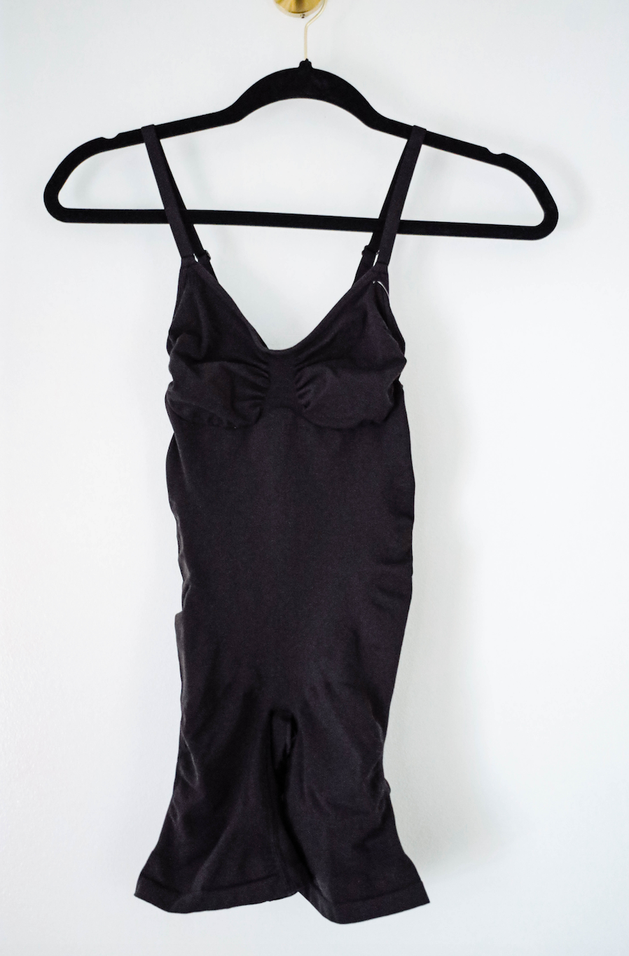 SHAPERX Bra Free Tummy Control Shapewear Mid Thigh Body Shaper with Removable Pads