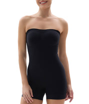 SHAPERX Strapless Shortie Bodysuit for Women Tummy Control