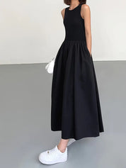 Casual Sleeveless Midi Dress