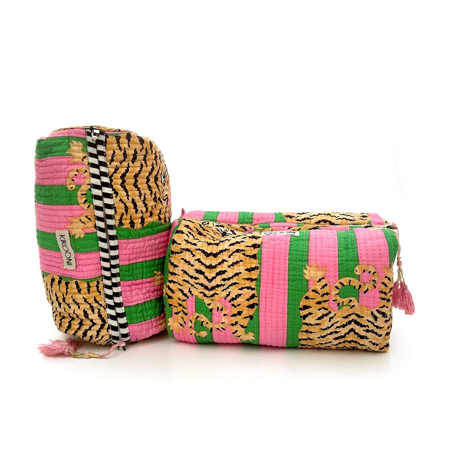 Handmade cosmetic bag - Poppy Tiger Candy