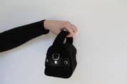 The Mini Suede Satchel