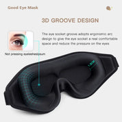 3D Sleep Mask with Memory Foam