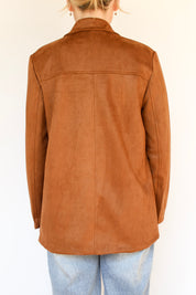 Brown Suede Blazer