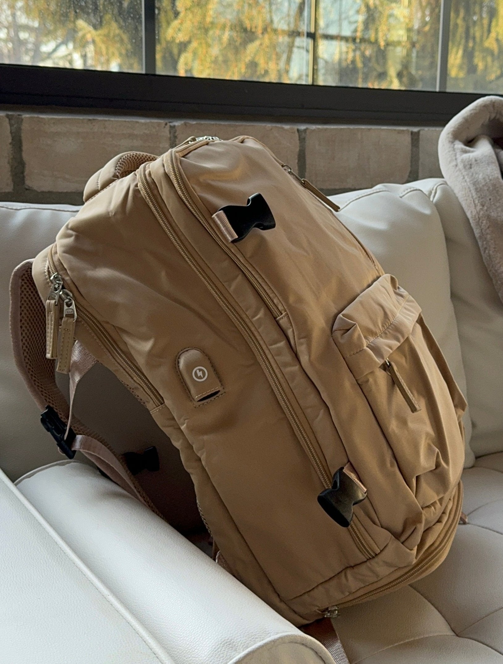 Large Khaki Backpack
