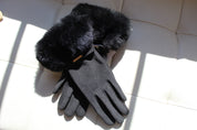 The Faux Fur Cuff Gloves