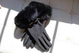 The Faux Fur Cuff Gloves