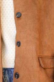Brown Suede Blazer