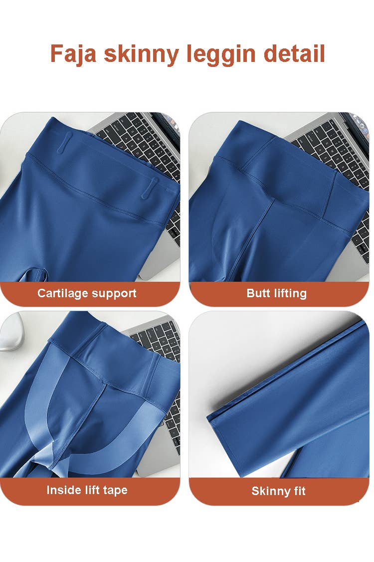 Hip lifting skinny yoga legging