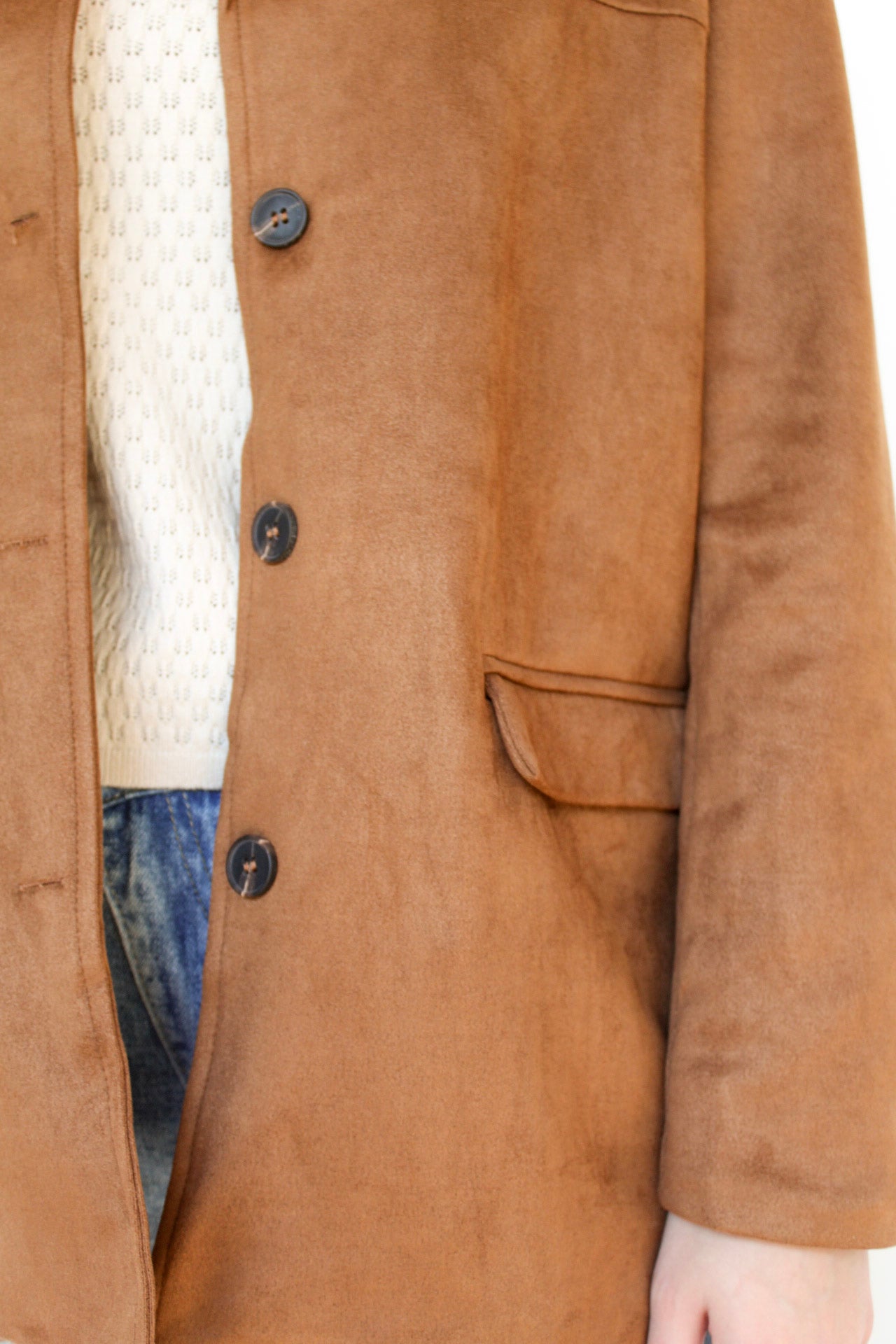 Brown Suede Blazer