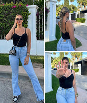 SHAPERX Tummy Control shaperwear Butt Lift Seamless Bodysuit