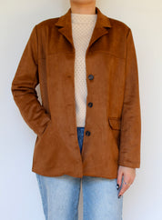 Brown Suede Blazer