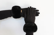 The Faux Fur Cuff Gloves