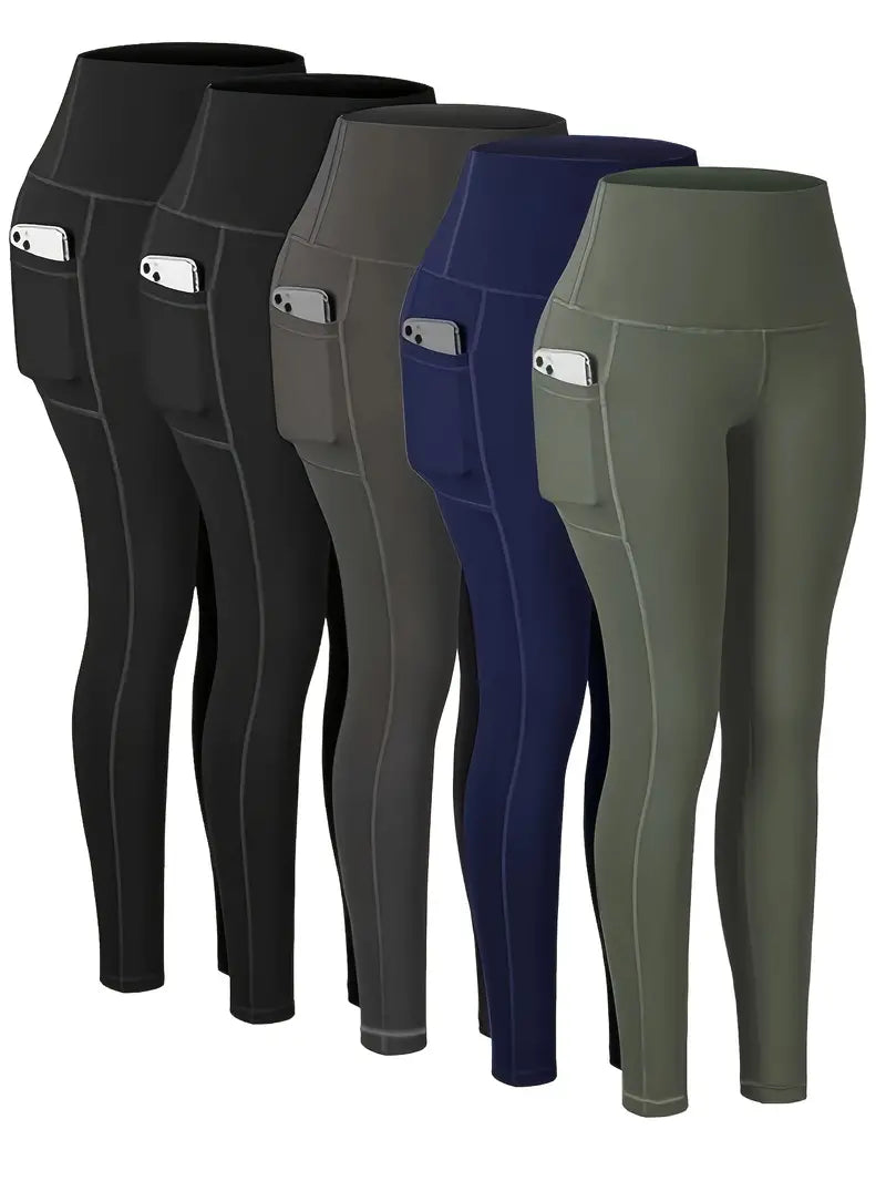 Plus Size Solid Skinny Leggings