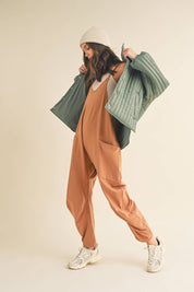 Sage Classic Silhouette Quilted Jacket