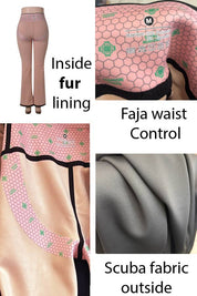 Fur Lined Flare Legging