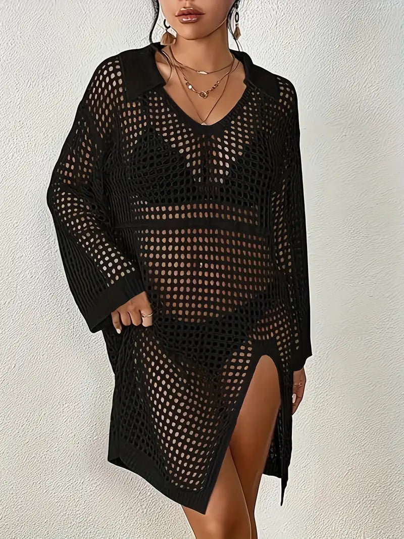 Plus Size Cutout Dress