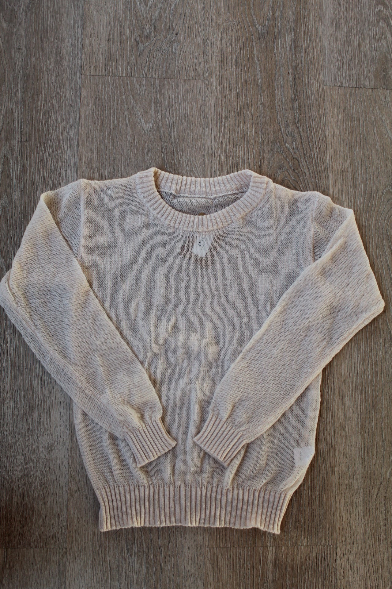 The Classic Crewneck Sweater in Tan