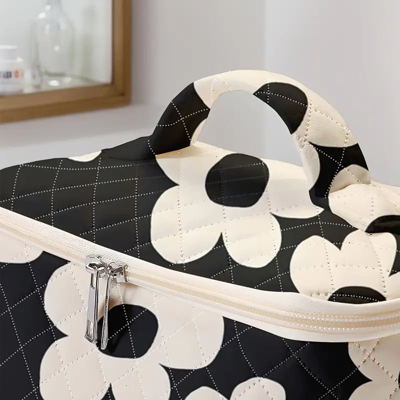 Floral Large Makeup Bag