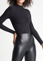 Madelyn Mock Neck Shaping Full Back Bodysuit