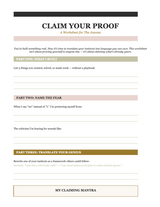 Printables: Claim Your Proof
