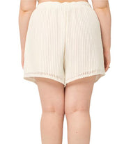 Plus Size Crochet Shorts