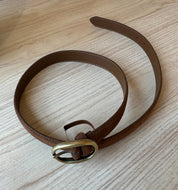 Brown Suede Belt
