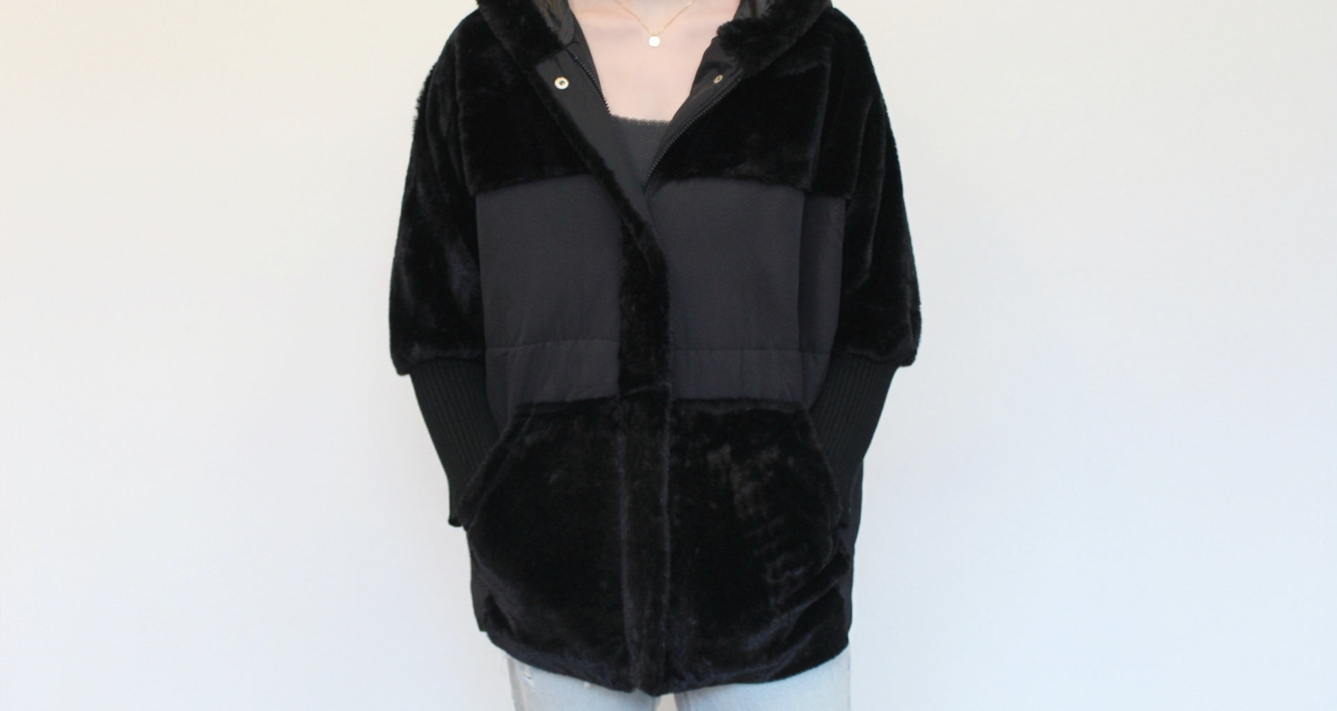 Loose Patchwork Down Cotton Coat