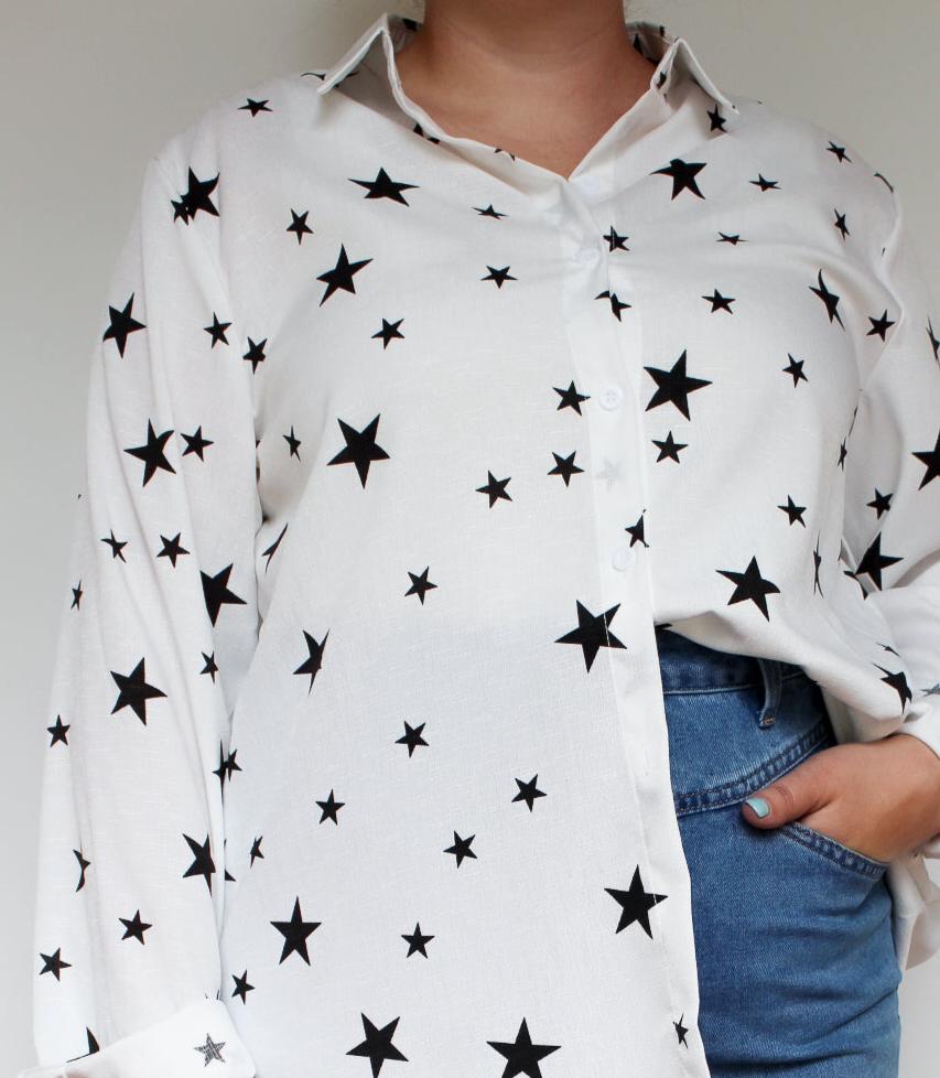 Star Print Blouse