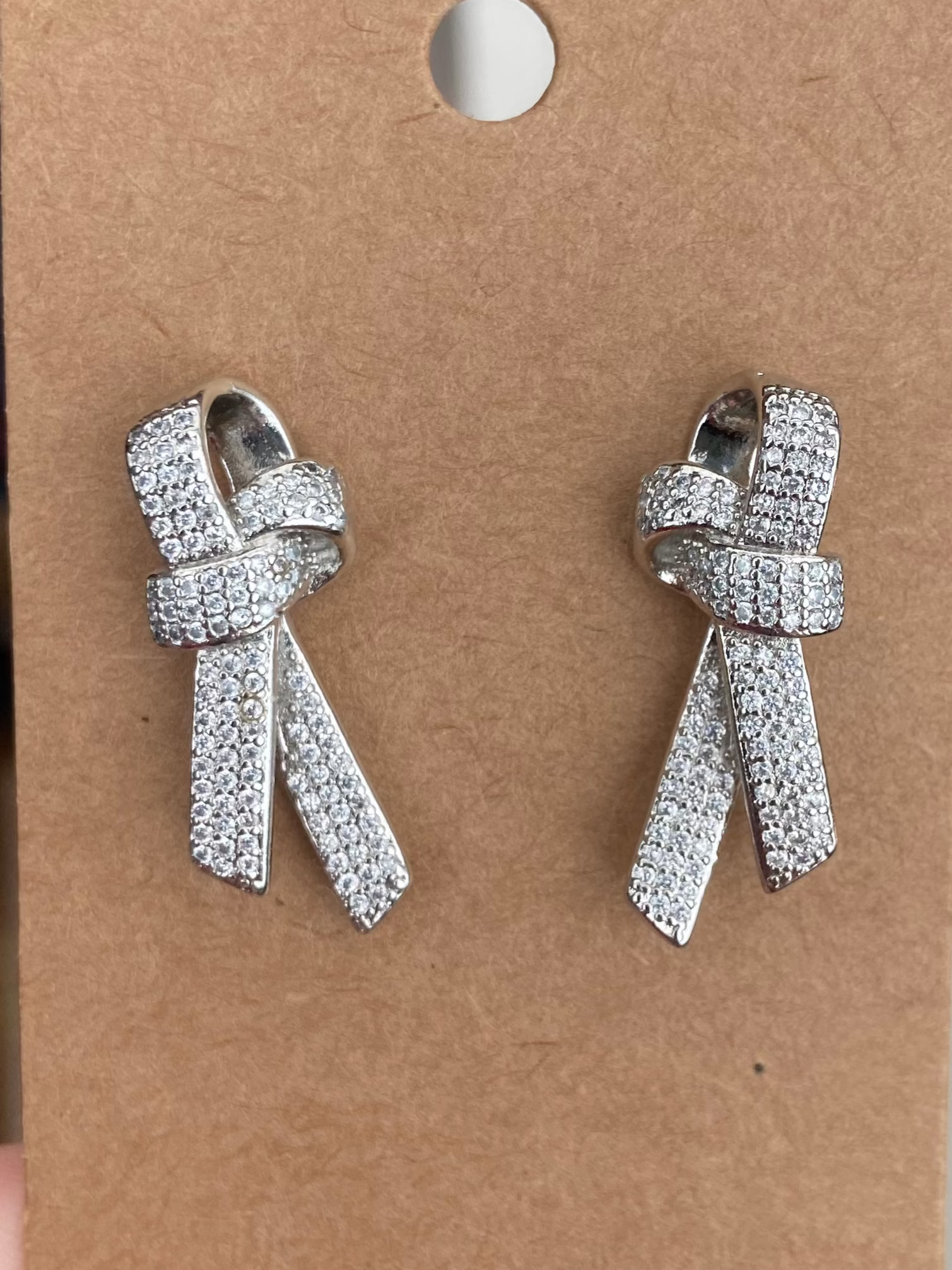 Delicate Ribbon Bow Earrings