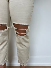 Plus Size Casual High Rise Flared Jeans