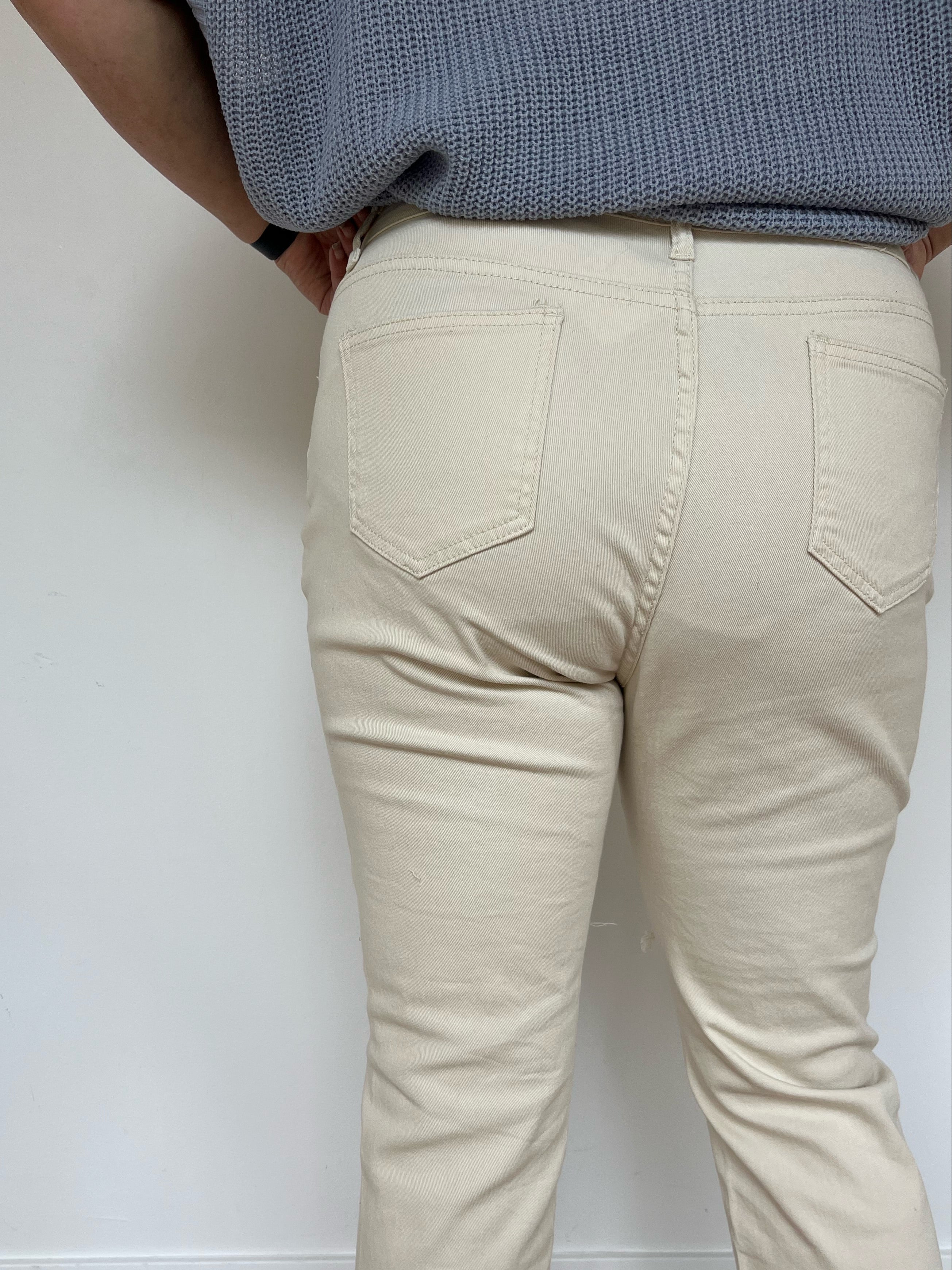 Plus Size Casual High Rise Flared Jeans