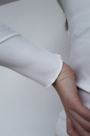 Top-Stitching Crew Neck Long Sleeve