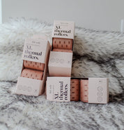 Recycled Plastic XL Thermal Rollers 4pc Set - Terracotta